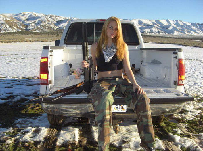girlandguns:  Girl With Gun  http://girls-andguns.blogspot.com/