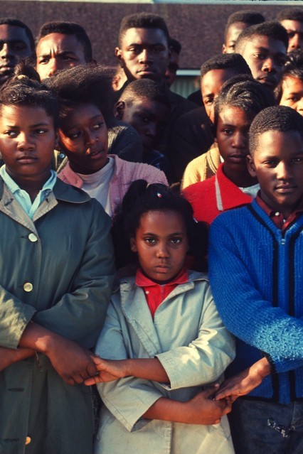 lostinurbanism - Quintella Harrell,10, (center) demonstrating...