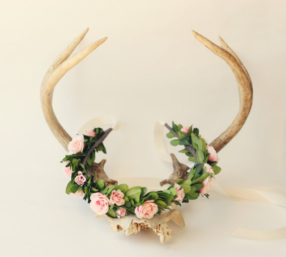 sagefae:  whimsebox:  Floral crowns on Etsy  I need the sage one! 