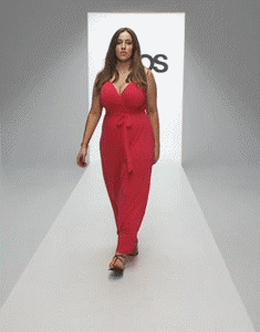 killerkurves:  Jada Sezer in New Look Inspire Jersey Maxi Dress 