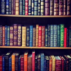 oddfellowbooks:There is nothing like a book shelf full of Easton Press leather bound books.  Want to start a collection? Visit us today!  