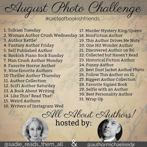 NERD ALERT! Don’t forget this awesome author challenge I’m co-hosting with the mildly in