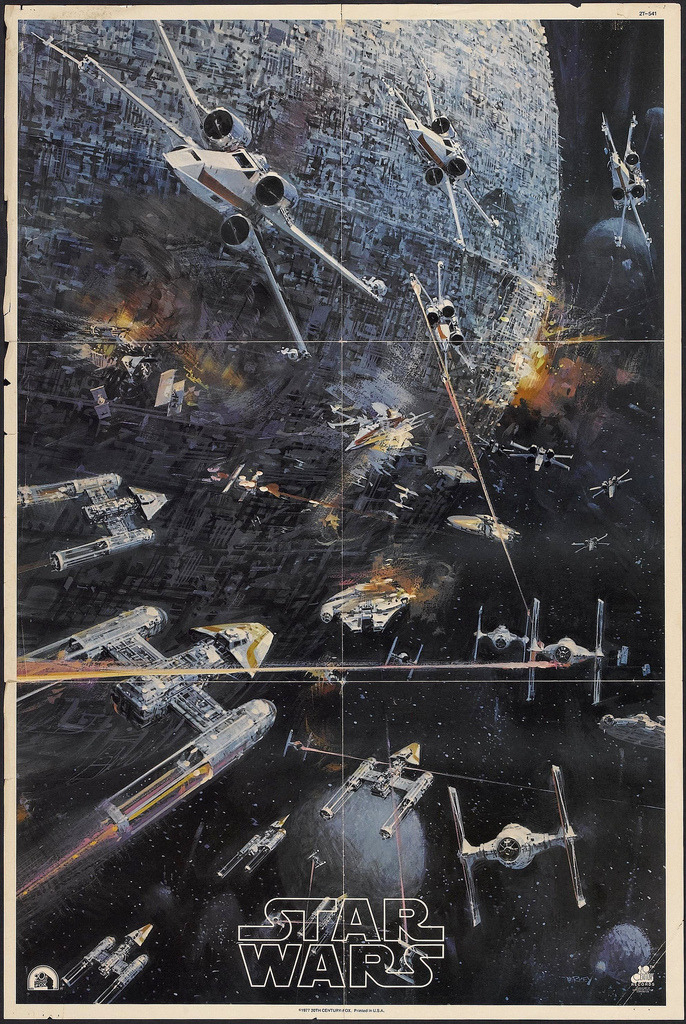 star-wars-daily:  john berkey - star wars, 20th century fox, 1977 (by Myriac Acia)