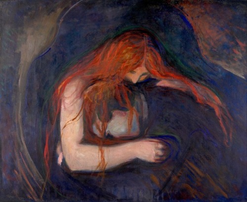 Love and Pain (1895) by Norwegian artist, Edvard Munch.Munch did several versions, later changing th