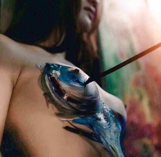 my-erotic-soul:  He paints me with beautiful strokes…