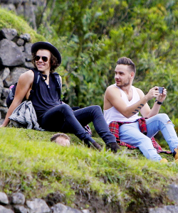 harrystylesdaily:  Harry and Liam visit Machu