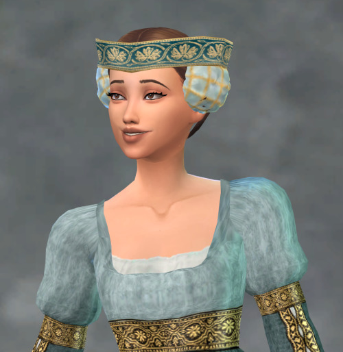 Medieval Sim Tailor & Carpenter — S2 Crispinette Headpiece and Braided ...