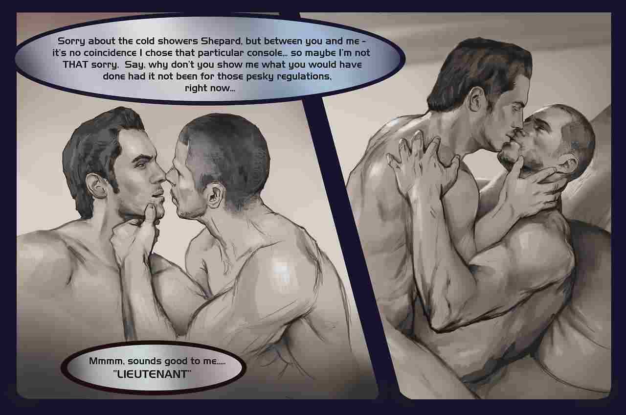 Mass Effect: Kaidan x (male) Shepard fanfiction comic