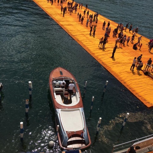 Riva Aquariva 33 SuperLago d'Iseo, The Floating Piers, CHRISTO Foto di Mauro Micheli