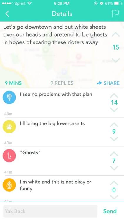 Porn Pics afatblackfairy:  These are all the yik yak’s