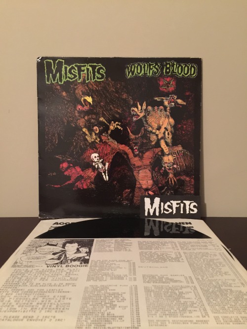 Feast your eyes upon..The Misfits Wolfsblood/Earth AD &amp; Evilive German pressings. The E