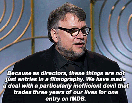 gaelgarcia: Guillermo del Toro Wins Best Director at the 2018 Golden Globes