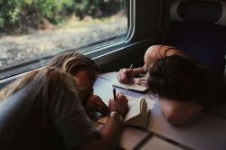 agirlnamedally:  livefortravel:  writing on european trains, one of my favorite things in life.  !!!