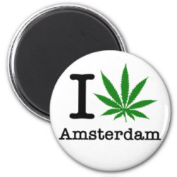 pineconeherb:I Love Marijuana Amsterdam Refrigerator