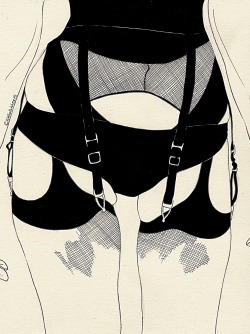 kaethebutcherillustrations:Leg Sketch Five creepyyehaby Kaethe Butcher