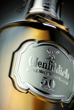 bexsonn:  The simple but beautiful bottle of @GlenfiddichSWM Fifty Year Old Single Malt Scotch Read More Posts 