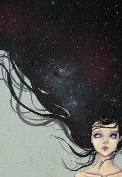 Mineandhers:  “Stars Got Tangled In Her Hair Whenever She Played In The Sky.” 