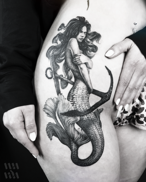 10 Best Black Mermaid Tattoo IdeasCollected By Daily Hind News