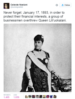 itsalburton:  jeniphyer:  black-to-the-bones:   Dropping knowledge.  More history that our schools fail to teach      Last year I randomly decided to read up on the annexation of Hawaii, this stuff runs deep. If they ever decide to take their land back,