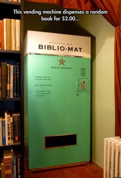 nerdsexandee:  actjustly:  Biblio-Mat books,