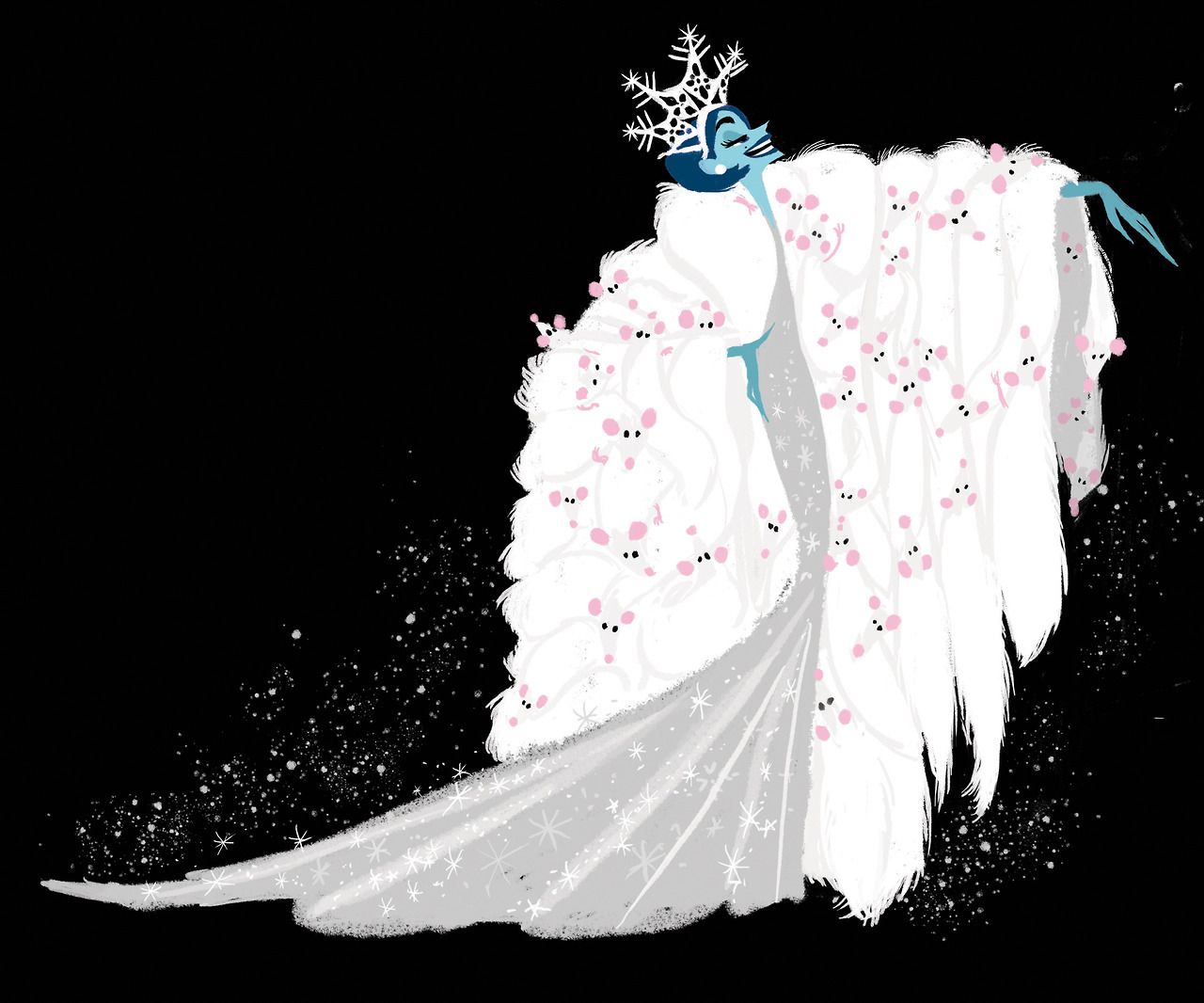 animationandsoforth:  Early Elsa character designs by Claire Keane 
