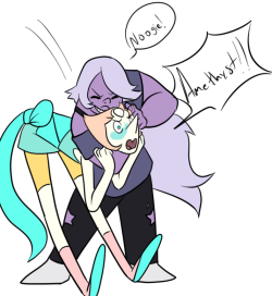 gemshipartwork:  A little noogie action for