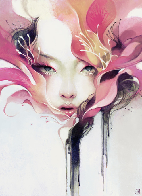 annadittmann:  “Bauhinia” “Lantana” “Drosera” “Coleus”A four portrait series inspired by a recent trip to Hong Kong!Prints available hereannadittmann.com