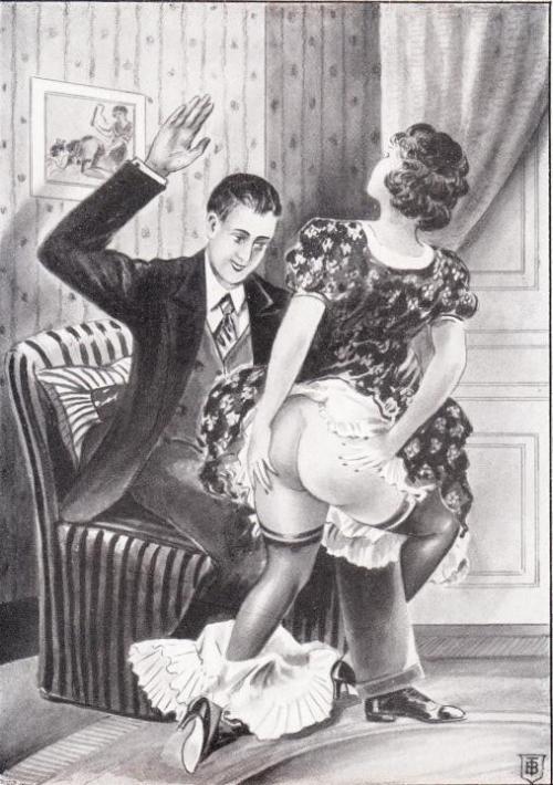 patriarchsthings:Throwback Thursday; Spanking was big in the 40s which probably helps explain the hi