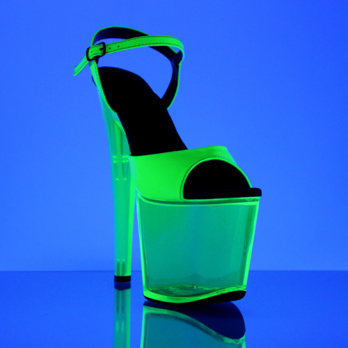 platformsandpoles:  One day left. Enter to win a pair of 7.5” UV reactive heels by The Highest Heel.