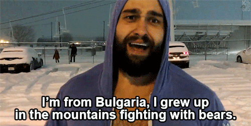 mith-gifs-wrestling:  Rusev is not fazed by a little snow in Yakima. {x}