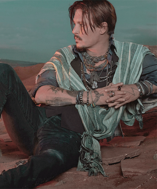 JOHNNY DEPP.ph. for Dior Sauvage Elixir Campaign.