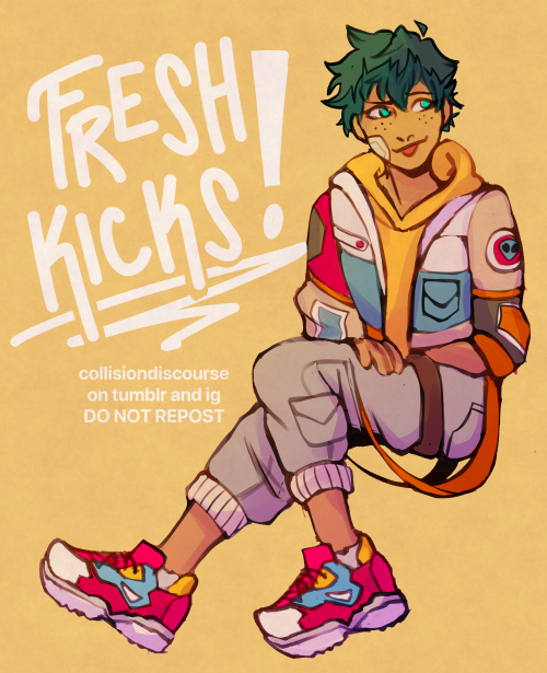 collisiondiscourse:just wanted to draw deku with some cool chunky shoes! please reblog if you like i