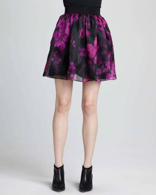 Full Floral-Mirage-Print SkirtSearch for more Skirts by Milly on Wantering.