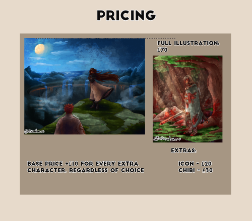 linkys-art:i’m excited to announce that i’ve opened commissions! here are my prices, and a few examp