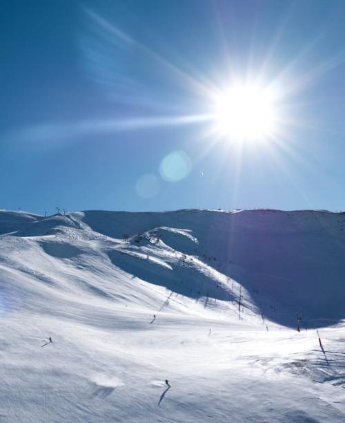 il fait du ski #lesorres (at Les Orres 2700m)