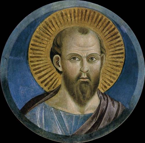 St. Paul, 1300, Giotto Di BondoneMedium: fresco