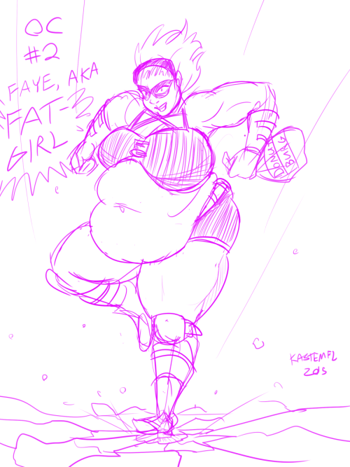 kastemel:This OC is perhaps my least original character of all, FAT-GIRL. At some point in the early