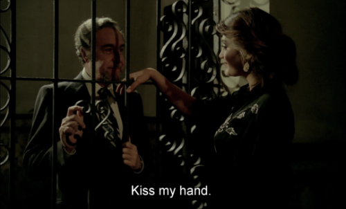 thisobscuredesireforbeauty:That Obscure Object of Desire (Dir. Luis Buñuel, 1977).