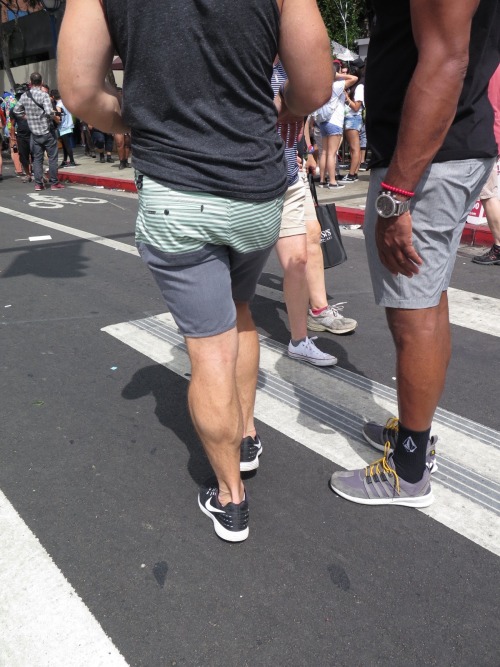 wehonights:  Sexy man Paul Wagner & his friends at LA Pride