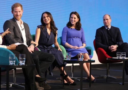 Meghan and Harry Join The Duke and Duchess of Cambridge at the First Annual Royal Foundation Forum! 