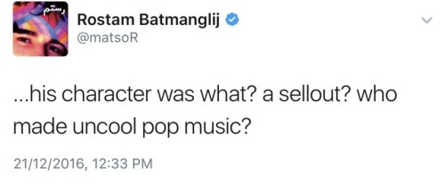 scarlettqueen21: teamvampireweekend: Rostam Batmanglij on La La Land and Moonlight