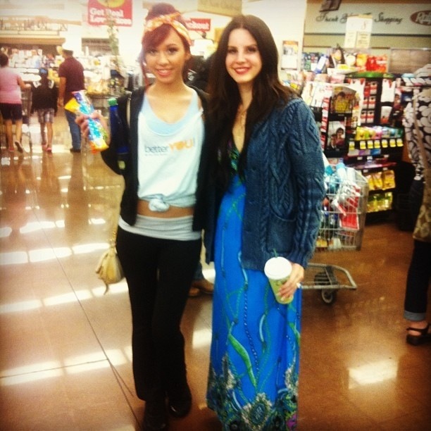 marina-del-cyrus:  My friend with Lana yesterday! HOLY SHIT  