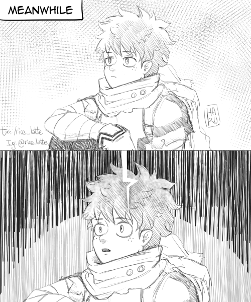 I read last bnha chapter and all I thought was: Deku’s danger sense going wild after Kacchan r