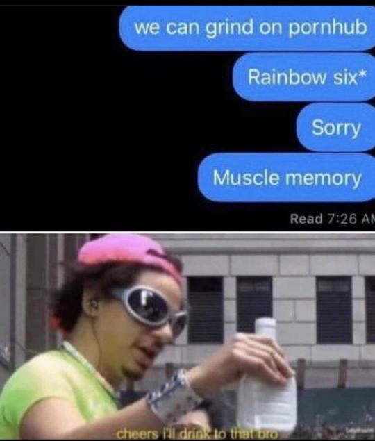 Muscle memory isn’t always good
