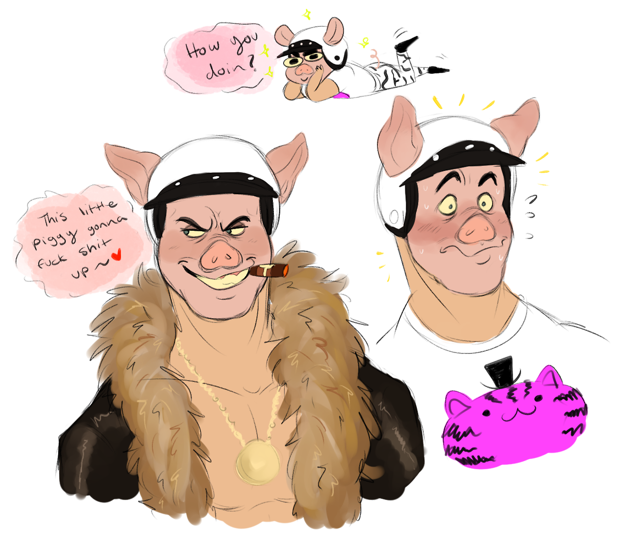 owlbooty:  some silly doodly doos the last two are based of this