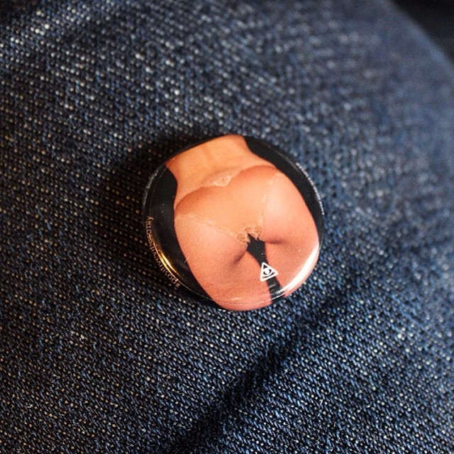 enemytofashion:  You want a piece of @hattiewatson ?? Limited edition BUTTon you
