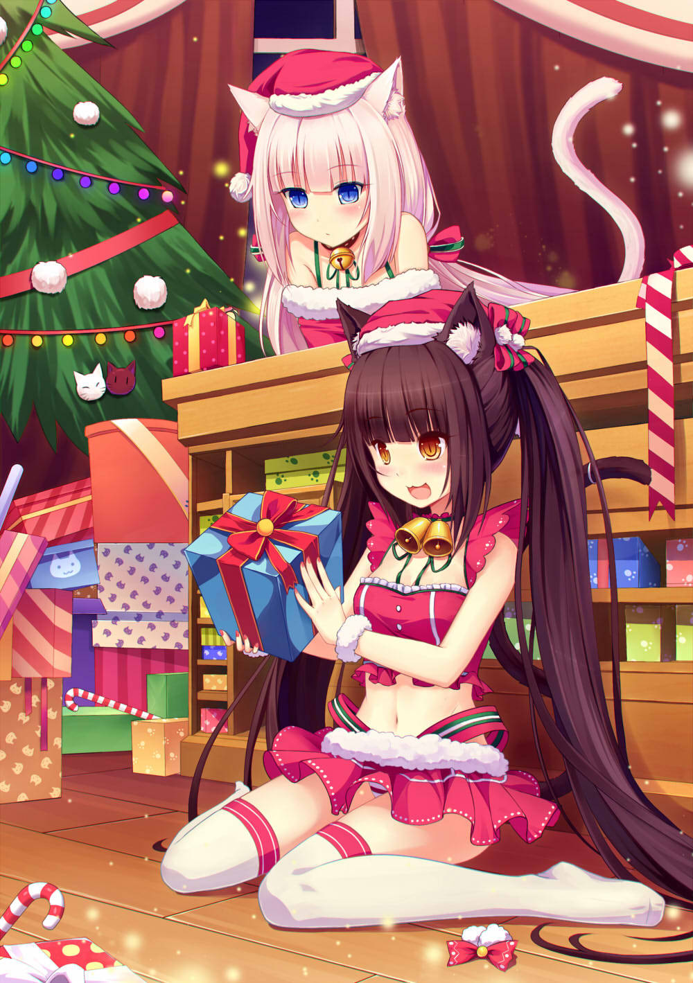 Merry christmas anime girls