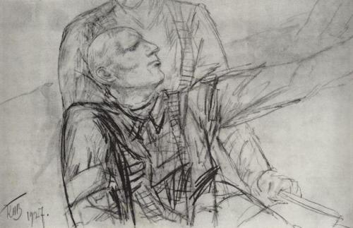 kuzma-petrov-vodkin:
“Drawing for the painting Death of Commissioner, 1927, Kuzma Petrov-Vodkin
”