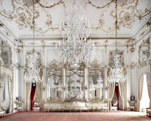 le-rococo-en-versailles: The Hall of Mirrors at Quirinal Palace. Rome, Italy. Photo Massimo Listri.