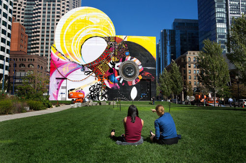 Oh, hey look. There’s a new mural in Boston’s Dewey Square. >>Read More | follow w